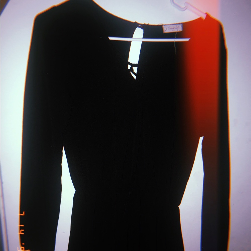 Alll black shorts romper❤️